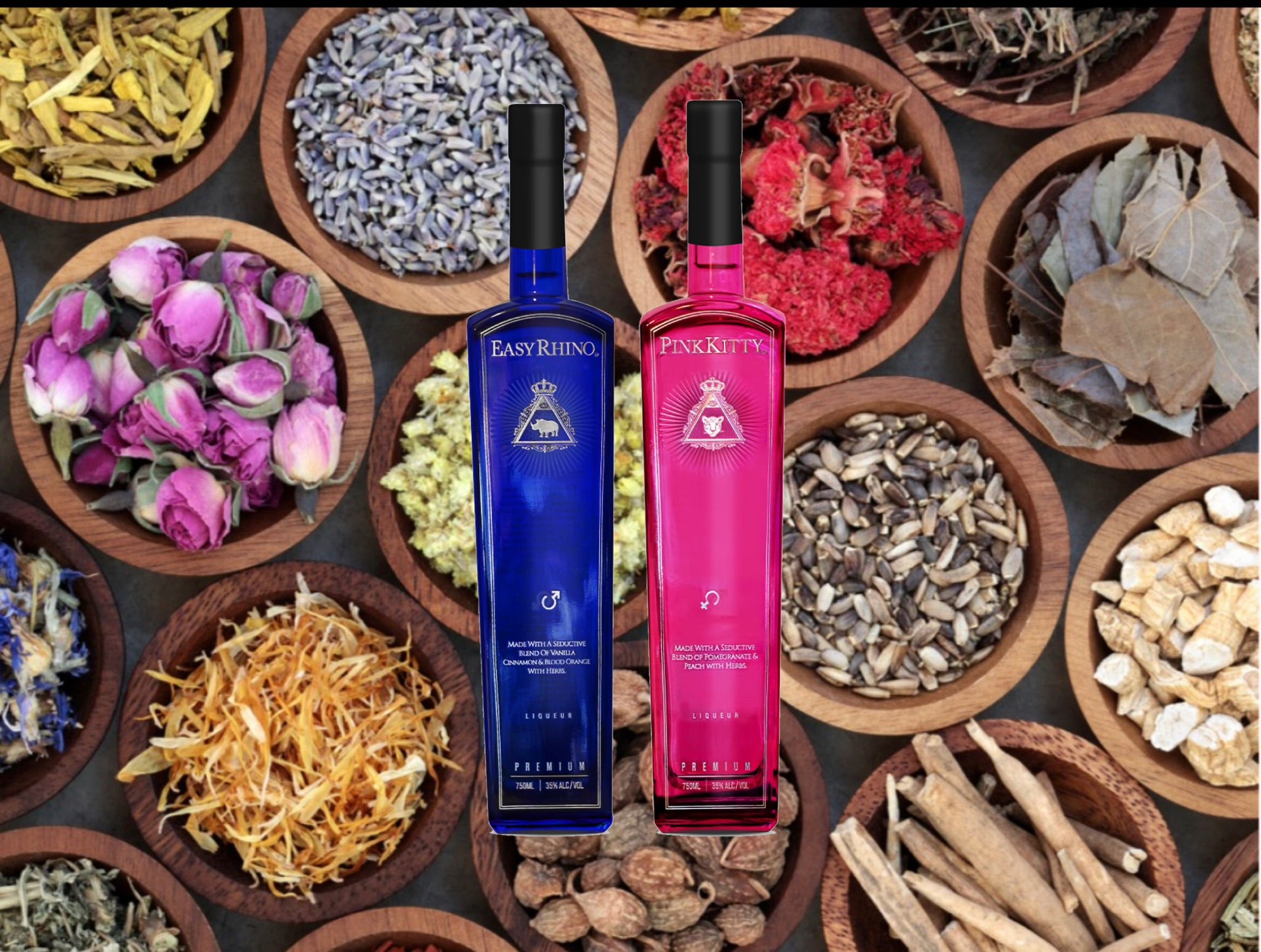 Discovering the Power of Adaptogenic Herbs: A Journey into PinkKitty and EasyRhino Liqueurs