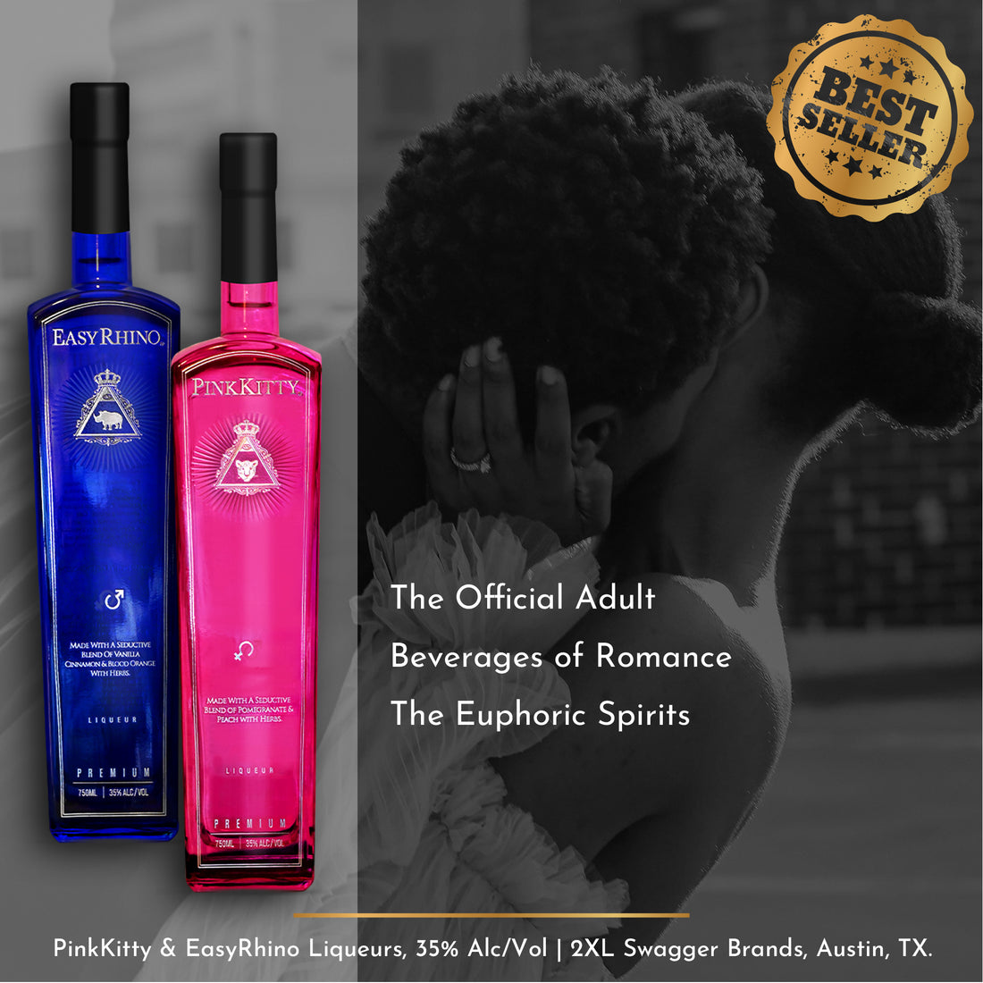 Introducing PinkKitty and EasyRhino Liqueurs: A Fusion of Sophistication and Swagger by 2XL Swagger Brands